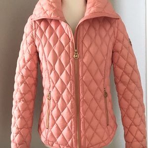 Michael Kors  quilted feather down puffer jacket